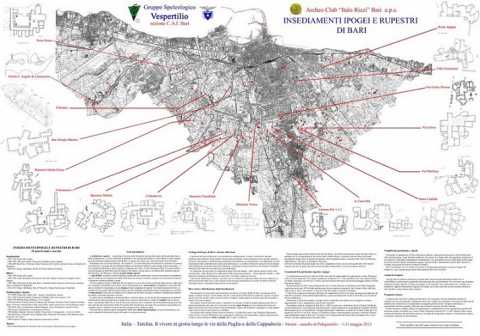 Ipogei di Bari, ecco la mappa completa: Siti unici in Italia. Foto